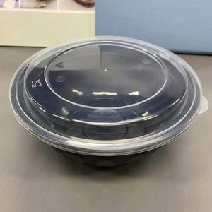 Conteneur alimentaire rond de toutes tailles, écologique, jetable, micro-ondable, avec couvercle anti-fuite, en PP de qualité alimentaire, sans BPA, boîte à lunch - Product Image 5