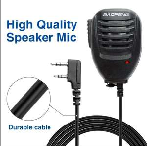 ไมโครโฟนลำโพงขายส่ง, ไมค์ลำโพงวิทยุสื่อสารแบบมือถือ UHF รุ่นฮิตปี 2025 พร้อมปุ่ม PPT สำหรับ Baofeng UV-5R UV-82 - Product Image 2