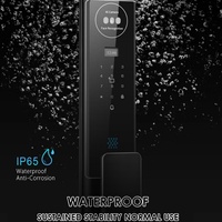 Kunci Pintu Pintar Biometrik Sidik Jari Pengenal Wajah 3D Harga Pabrik Glomarket Tuya WiFi Digital Tahan Air untuk Pintu Kayu