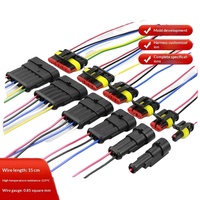 Connecteur étanche automobile 15A en laiton étamé à 1 trou, modèle DJ7011-15-11/21