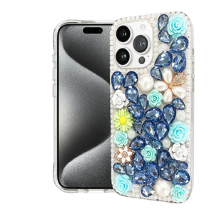 Étui de protection magnétique Kingsoul de luxe pour téléphone, en TPU+PC, avec anneau, motif diamant étincelant et paillettes, pour filles (16 ans et plus) - Product Image 1