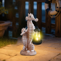 Lampe solaire d'extérieur en forme de statue de mouette, best-seller transfrontalier, pour la plage, la villa, le jardin, objet décoratif d'ambiance