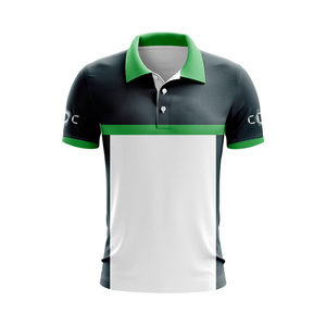 Polo personnalisé pour homme, color-block, imprimé par sublimation, anti-humidité, vêtement de rugby d'été pour les fans de Papouasie-Nouvelle-Guinée - Product Image 1