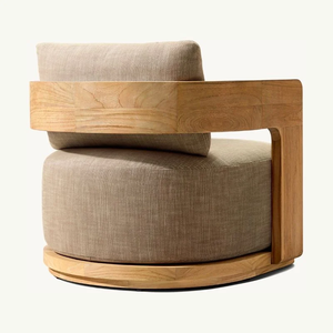 Conjunto de Sofás de Madera de Teca para Exteriores de Estilo Moderno, Sofás de Lujo para Jardín, Patio, <span class=keywords><strong>Villa</strong></span>, Hotel, Terraza, Muebles de Patio - Product Image 3