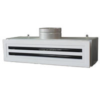 Diffuseur linéaire à fentes RC personnalisé avec boîtier de plafond et grille d'aération