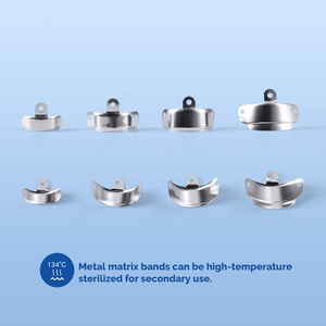 Matrices métalliques sectionnelles profilées AZDENT pour orthodontie, bandes de matrices dentaires - Product Image 3