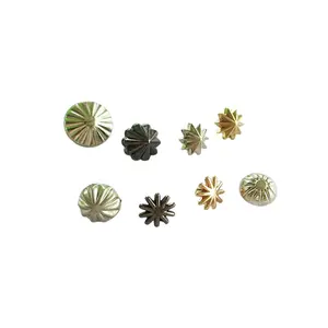 Factory Custom Multi-style Small Alloy Decorative Chrysanthemum Shape Rivets Studs For Garments Bags