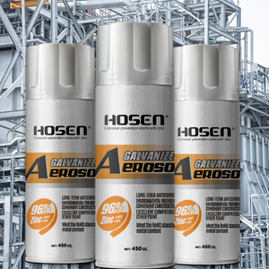 HOSEN Cold <b>Spray</b> Zinc (96% Zn in Dry Film) | High-Purity Flake Zinc <b>Primer</b> for Galvanizing Repair & Rust Protection - Product Image 6