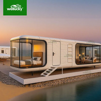Maison-capsule spatiale familiale Wellucky, espace confortable pour la vie quotidienne, résidence en capsule spatiale