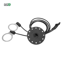 Système d'assistance au pédalage LVCO E-bike Pas 350mm avec capteur V12 étanche, aimant noir, 1kg pour vélo électrique et trottinette