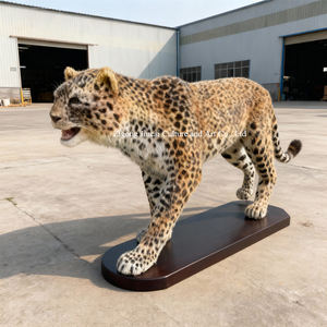 Modelo Animatronic de leopardo de tamaño real personalizado para casa de juegos y Escuela decoraciones de zoológico interior parque de atracciones - Product Image 3