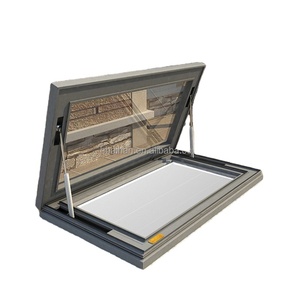 AIHAN電動天窓屋根窓住宅スイング折り畳み式スクリーンアルミ合金フレームガラス繊維ネット垂直 - Product Image 1