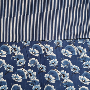Peonías extra anchas tela algodón por yarda azul Rosa Beige gris peonías flores estampado urdimbre Tejido estilo liso - Product Image 1