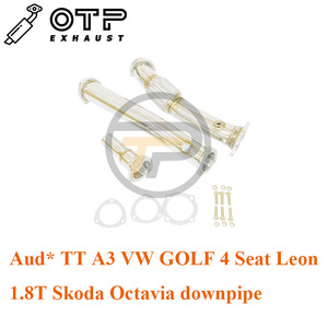 <span class=keywords><strong>Tubo</strong></span> <span class=keywords><strong>de</strong></span> <span class=keywords><strong>escape</strong></span> OTP para Aud * TT A3 VW GOLF 4 <span class=keywords><strong>Seat</strong></span> <span class=keywords><strong>Leon</strong></span> 1,8 T Skoda Octavia SUS304 <span class=keywords><strong>tubo</strong></span> <span class=keywords><strong>de</strong></span> bajada <span class=keywords><strong>de</strong></span> acero inoxidable - Product Image 2
