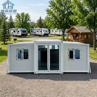 Bureaux mobiles extensibles de 20 pieds, hôtels, maisons d'hôtes Q355 en acier galvanisé à chaud, étanches, insonorisées, préfabriquées, modernes