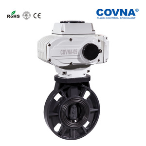 วาล์วผีเสื้อ UPVC ยี่ห้อ Covna ขนาด DN150 มาตรฐานแห่งชาติ สำหรับใช้งานในอุตสาหกรรม ควบคุมน้ำ น้ำมัน และไอน้ำ ปรับได้ - Product Image 2