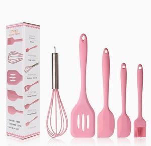 5Pcs Wholesale Food Grade <b>Silicone</b> Kitchen Utensils Items Kitchen Cooking Accessories <b>Tool</b> Set - Product Image 6