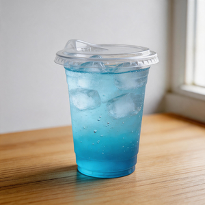 Wholesale Clear Disposable Custom Food Grade Pet <b>Plastic</b> <b>Cup</b> for Cold Cafes Restaurants <b>Drinking</b> Takeaway - Product Image 1
