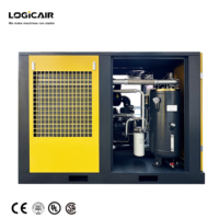 Compresseur d'air à vis LOGICAIR double étage PM VSD haute pression 22-250 kW 10 bars 220 V silencieux monophasé pour applications médicales et alimentaires