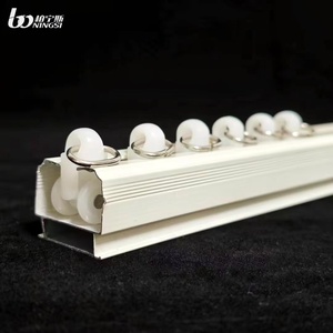 Thiết Kế Mới Hot-Bán Đương Đại Nhôm Trần Rèm Đường Sắt Nhà Dễ Dàng Cài Đặt Thép Không Gỉ Rèm Đường Ray - Product Image 4