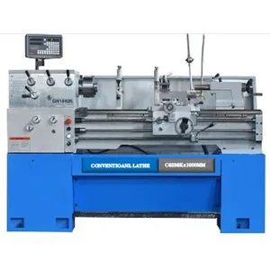 C6236K Turning Machine Precision Conventional Lathe High Precision Bearings And Grinded Gears In Headstock Cast Iron Base