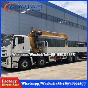 รถบรรทุก ISUZU GIGA 8x4 30 ตัน ติดตั้งเครนไฮดรอลิกแบบ Knuckle Boom พร้อมเครนติดรถบรรทุกหนัก Hino 8x4 - Product Image 4