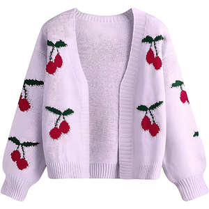 <span class=keywords><strong>Pull</strong></span> à manches longues personnalisé pour femmes OEM Manteau d'hiver en tricot pour filles Cardigan tricoté d'hiver <span class=keywords><strong>Pull</strong></span> à <span class=keywords><strong>capuche</strong></span> pour femmes - Product Image 1