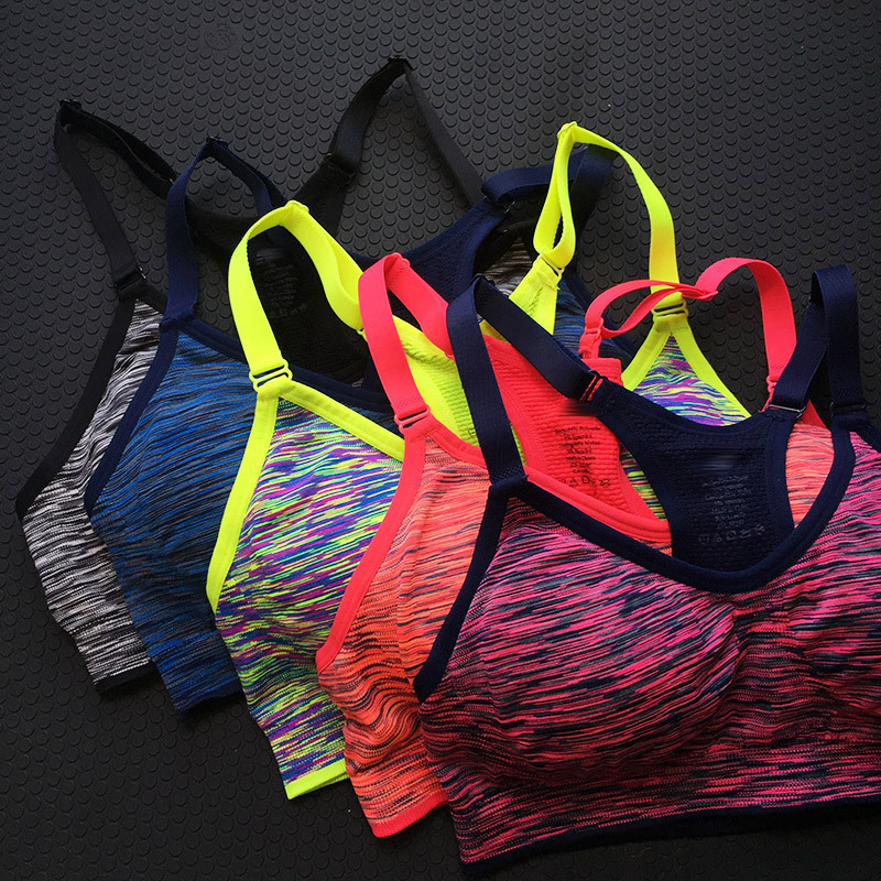 Exercise Running Yoga Tops Quick Dry Soft Stretch Lightweight Sports Gym Bra for Women