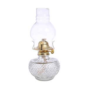 Lampe à pétrole D888 de <span class=keywords><strong>style</strong></span> verre, grande et de <span class=keywords><strong>style</strong></span> <span class=keywords><strong>ancien</strong></span>, une décoration rétro pour salon, idéale pour les gîtes et hôtels, et pour le camping. - Product Image 5
