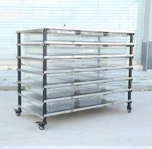 Thép không gỉ rắn gặm nhấm giá PVC PP ABS nhựa bồn hộp Bò sát bền tùy chỉnh hệ thống lưu trữ ăn xem - Product Image 3