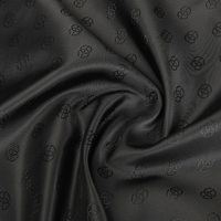 Tissu de doublure jacquard en polyester haute densité, lisse et infroissable, pour bagages, chaussures, chapeaux, portefeuilles et doublures intérieures de vêtements