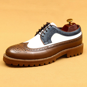 Luxury British Style <b>Men</b> <b>Dress</b> Shoes Oxford Genuine Leather <b>Men's</b> Business Shoes Big Size Office Shoes - Product Image 3