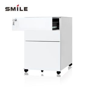 Veelzijdige Stalen Kantoor Organizer Opbergladen Verstelbaar Opvouwbaar Ontwerp Drielaags Grote Capaciteit Slaapkamer Kantoor Wonen - Product Image 5