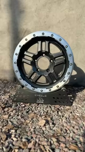 6x139.7 jante 17-22 pouces <span class=keywords><strong>4x4</strong></span> roue tout-terrain noir alliage d'aluminium forgé roue de voiture de tourisme nouveau - Product Image 4