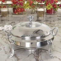 Matériel de restauration à vendre, Fournitures hôtelières, Réchaud de buffet Silver Crown avec brûleur, Chauffe-plats pour buffet