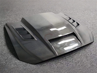 Capot en fibre de carbone de style TF de haute qualité pour Ford Mustang 2018-2023, amélioration du capot moteur en fibre de carbone