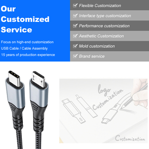 Lung Kay Tùy Chỉnh 1M OTG 3A Dữ Liệu Cáp Type-C Để Micro <span class=keywords><strong>USB</strong></span> Nhanh Chóng Sạc Với Lá Che Chắn Chất Liệu Cho <span class=keywords><strong>Android</strong></span> Điện Thoại Di Động - Product Image 4