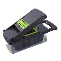 Fabrieksdirecte verkoop JY00022 Handmatige multifunctionele PP groente- en fruit snijder, schaaf en hakselaar