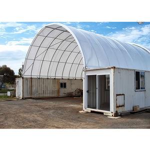 Abri conteneur en gros à prix abordable, abri en tissu PVC, abri dôme, abri tente conteneur extérieur, tente de toit PVC/PE - Product Image 4