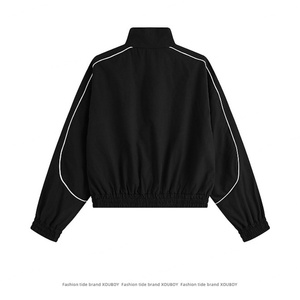 Custom Logo New Canvas <b>Thin</b> Winter <b>Waterproof</b> Windproof Quick-drying Sports Coat for Men with Zipper Stand Collar - Product Image 4