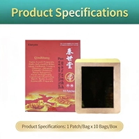 Patch Herbal Chinois Fournisseur Chaud 10 Pièces/Boîte Formule Traditionnelle Certifiée ISO Vitamine E Apaisant Hydratant pour Cou et Épaules