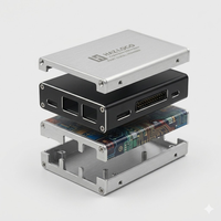 Service de fabrication sur mesure de tôlerie OEM pour boîtiers électroniques |   Boîtier SSD en aluminium de précision et design métallique
