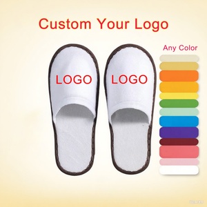 รองเท้าแตะโรงแรมหรูหรา ระบายอากาศได้ดี ผลิตจากผ้าฝ้าย พร้อมคุณสมบัติต้านเชื้อแบคทีเรีย  รับทำโลโก้  แบบพื้นหนา  รองเท้าแตะหรูหราสั่งทำพิเศษ - Product Image 3