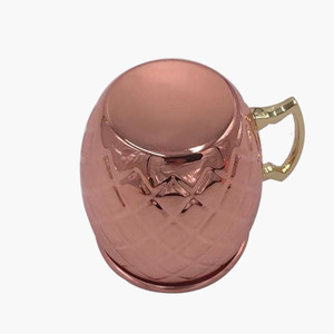 Moscow mule 500ml copper drinking mugs solid stainless steel moscow mule <span class=keywords><strong>beer</strong></span> cup mug set - Product Image 2