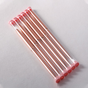 Pinceau à ongles en poils de Kolinsky avec manche en métal or rose, virole sertie, pinceau fin pour la peinture au gel UV - Product Image 5