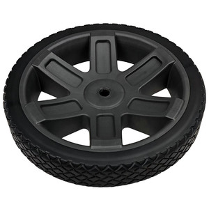 10-Inch <b>Plastic</b> <b>Wheel</b> Solid Tire For Lawnmower Wear Resistant Corrosion Resistant Sturdy Durable Tool Vehicle Use - Product Image 5