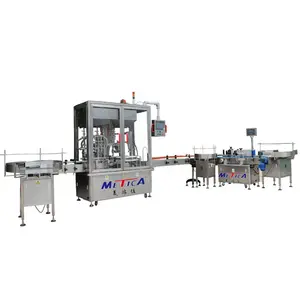 Полностью автоматическая машина для наполнения и этикетирования меда/вареного соуса, производственная линия
