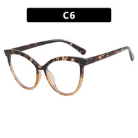 Lunettes optiques œil-de-chat pour femmes, monture en PC assortie aux verres en PC, monture de lunettes tendance pour femmes