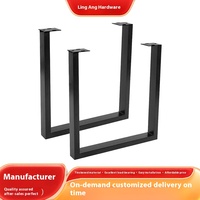 Pieds de table trépied en métal au design moderne Grand support de pied de table en fer pour bureau ou hôpital Support de table à manger simple