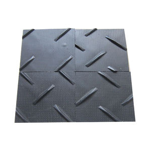 Tapis de protection au sol en plastique HDPE 3x8 pieds, tapis pour équipement lourd, matériau <span class=keywords><strong>PE</strong></span>, service de découpe sur mesure - Product Image 3